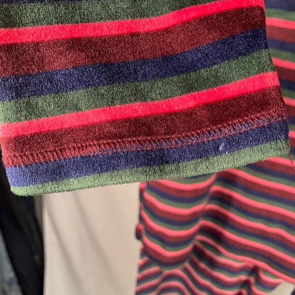 Cuddl Duds Pajama Set M Weekend Getaway Long Sleeve Stripe Lounge 2-Piece - Picture 9 of 16